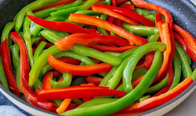 Preparing Pepper Steak Stir Fry