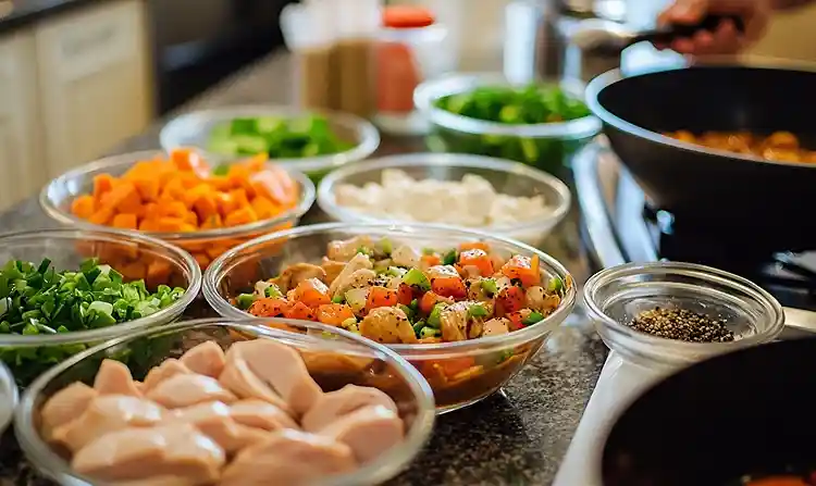 Preparing the Black Pepper Chicken Recipe