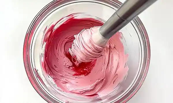 Strawberry Cream Cheese Heart Danishes 5 Preparing the Cream Cheese for Strawberry Cream Cheese Heart Danishes