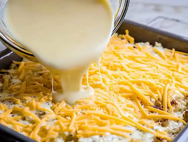 Preparing the Sausage Link Breakfast Casserole