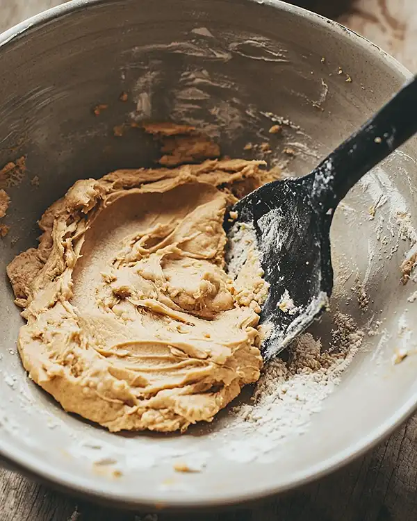 Preparing the Soft Pumpkin Cookies