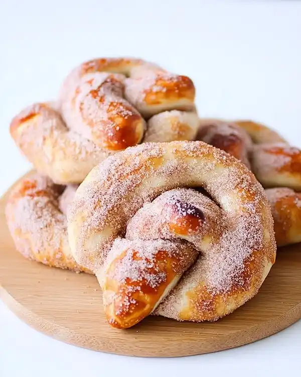 Cinnamon Sugar Soft Pretzels Recipe 5 Quick Cinnamon Sugar Snack