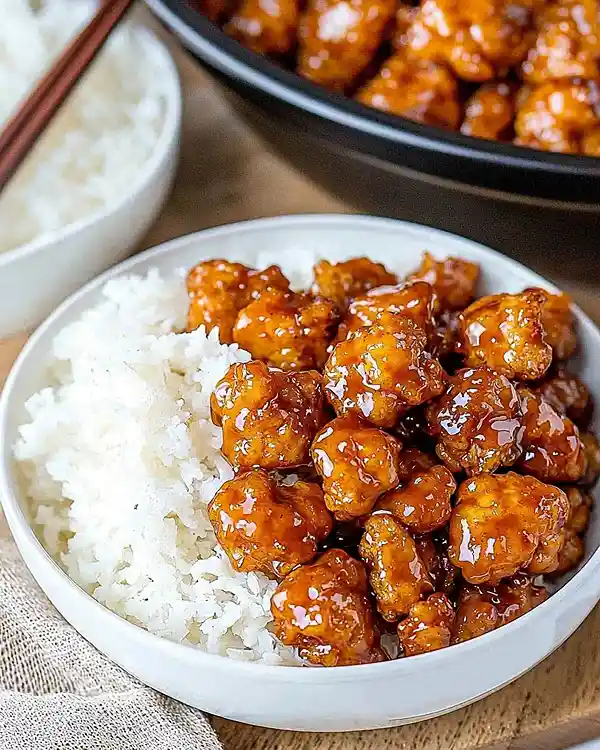 Quick Orange Chicken Dinner