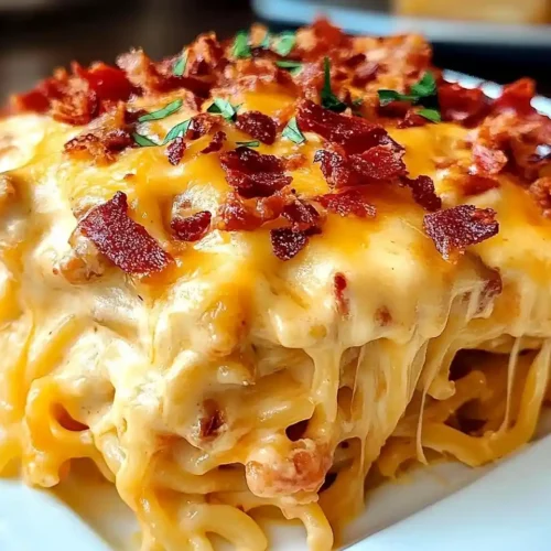 Southern Chicken Spaghetti Casserole