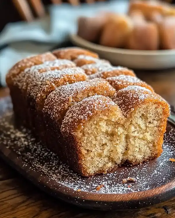 Spiced Apple Cider Donut Loaf with a Cinnamon Sugar Crust 3 Spiced Apple Cider Donut Loaf with a Cinnamon Sugar Crust Recipe