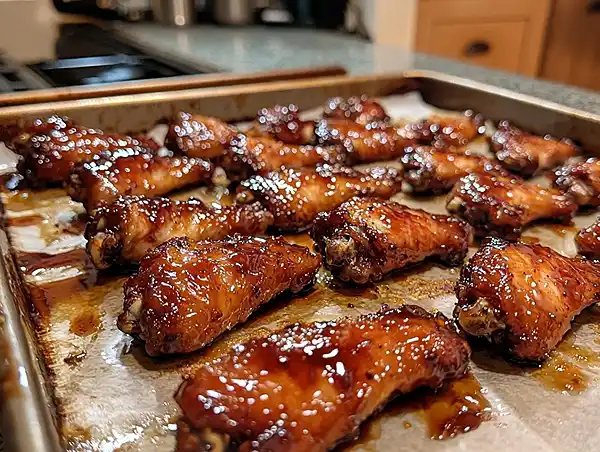 Sticky Pineapple-Teriyaki Chicken Wings