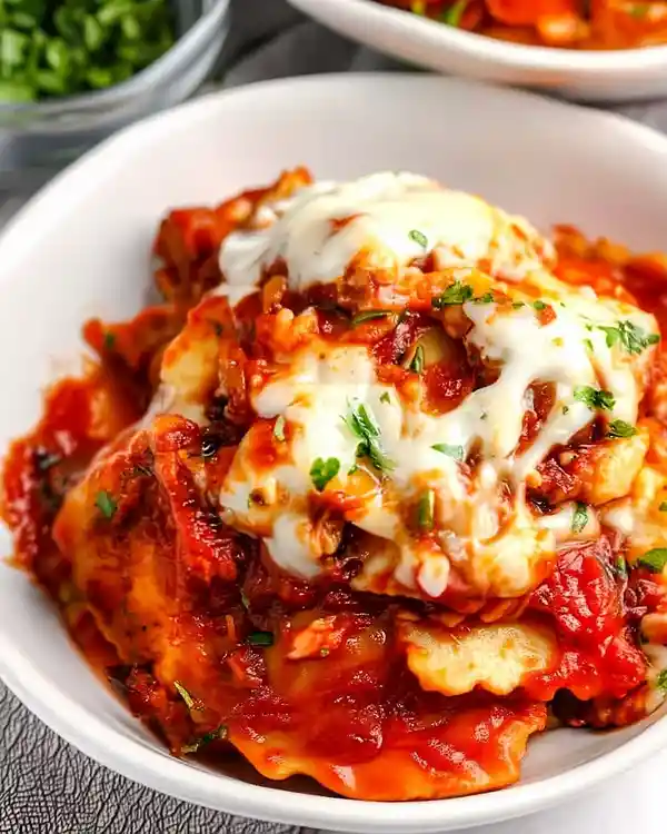 Sweet Crockpot Ravioli