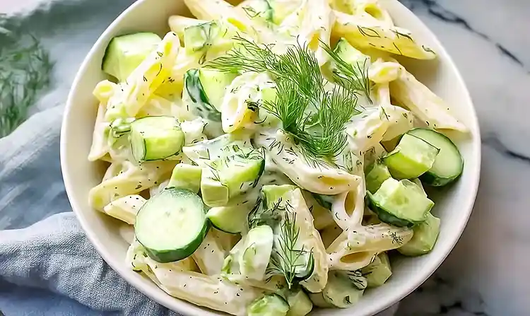 Fresh Cucumber Pasta Salad 6 Sweet Pasta Salad