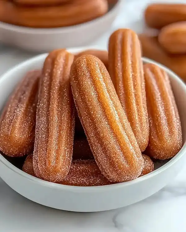 Sweet baked churro bites