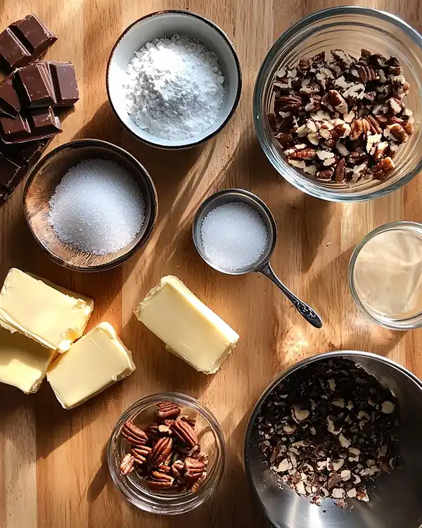 ingredients for Easy Toffee Candy