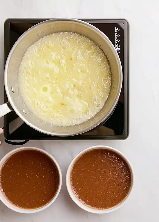 part 1 Bring Butter, Sugar + Milk to a Boil