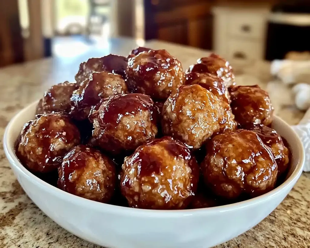 5-ingredient Crockpot Holiday Meatball Rollers