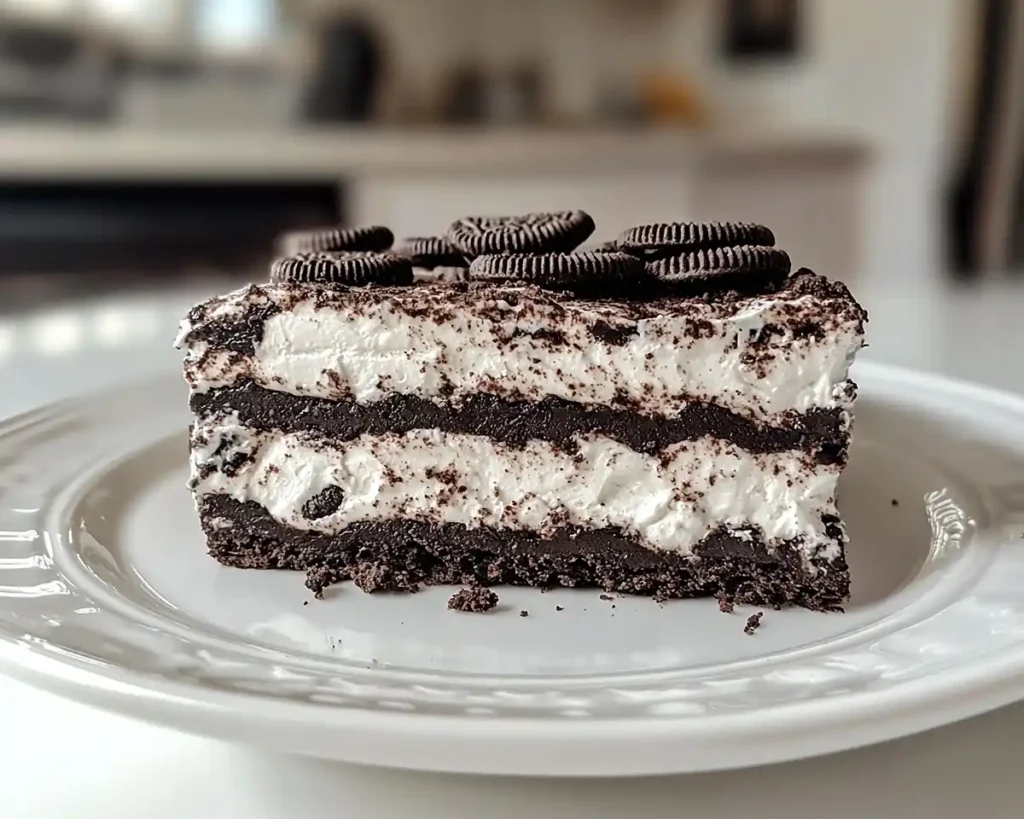 5-ingredient No-Bake Oreo Lasagna