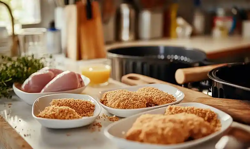 Air Fryer Breaded Chicken Breast recipe