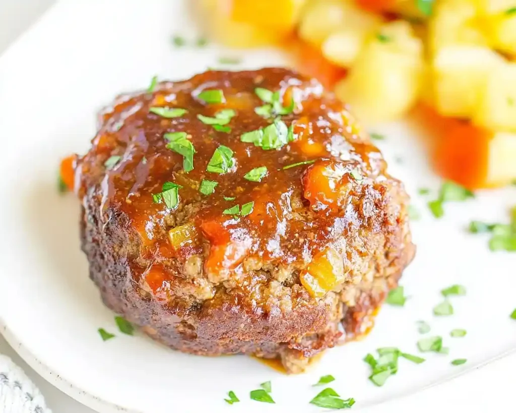 Air Fryer Loaded Mini Meatloaf