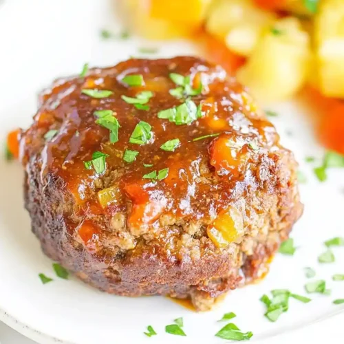 Air Fryer Loaded Mini Meatloaf