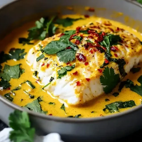 Baked Cod in Coconut Curry