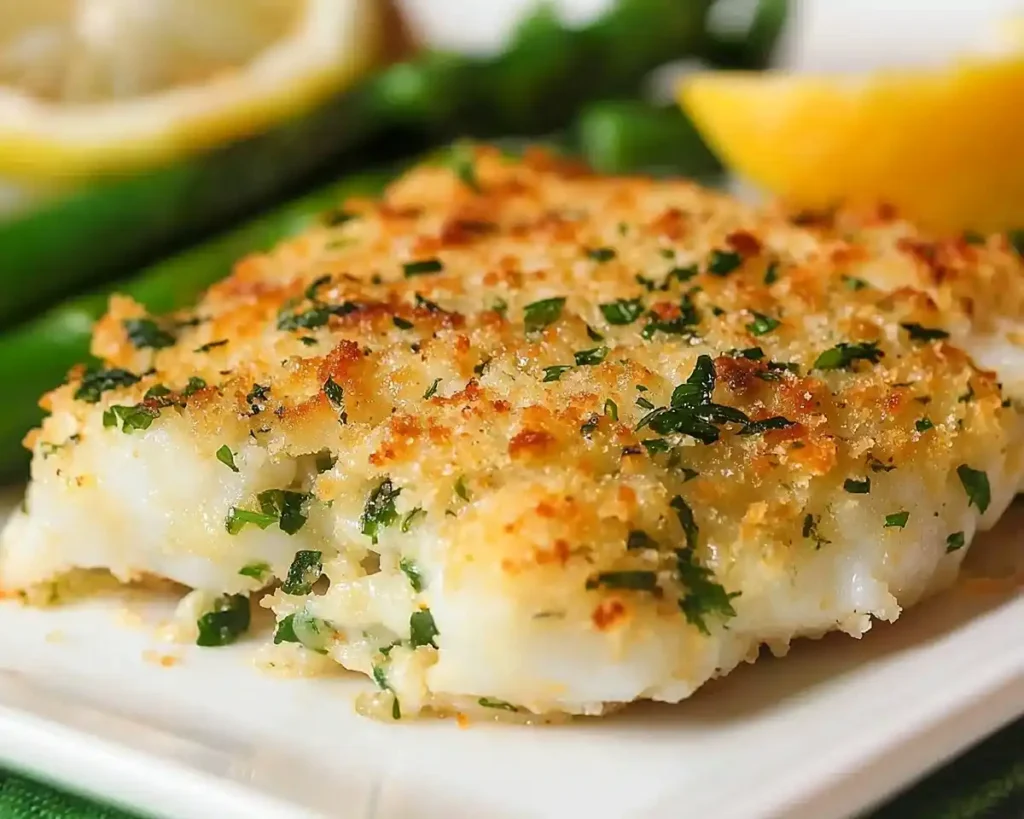 Baked Parmesan Crusted Cod