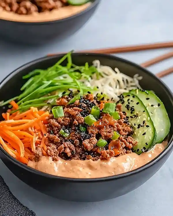 Korean Ground Beef Bowl 6 Beef Bowl Recipe