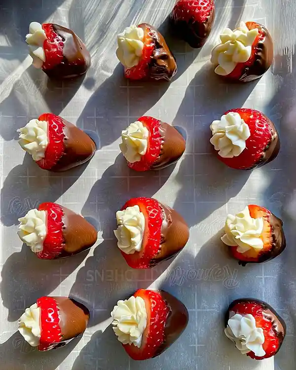Best Chocolate-Covered Cheesecake Strawberries