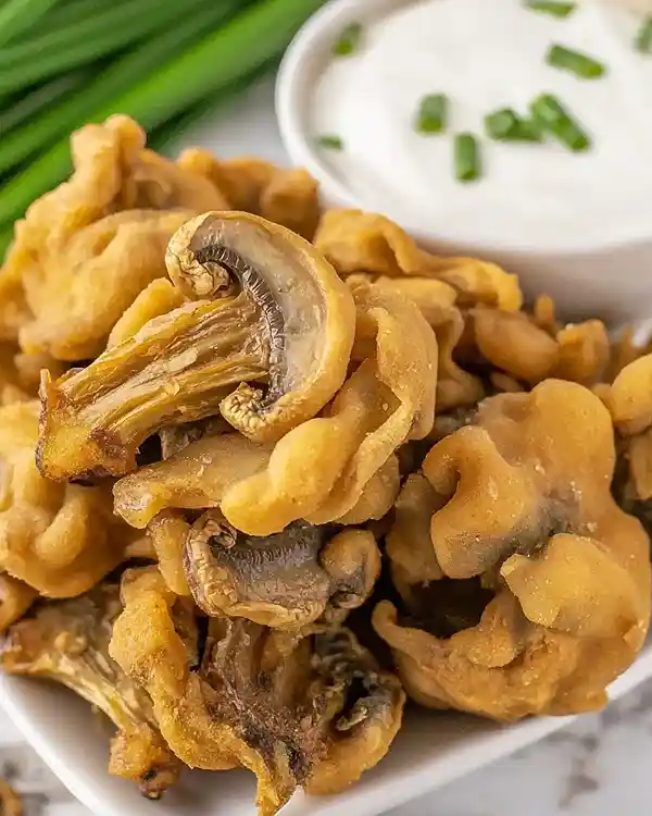 Fried Sliced Mushrooms with Ranch 2 Best Fried Sliced Mushrooms with Ranch