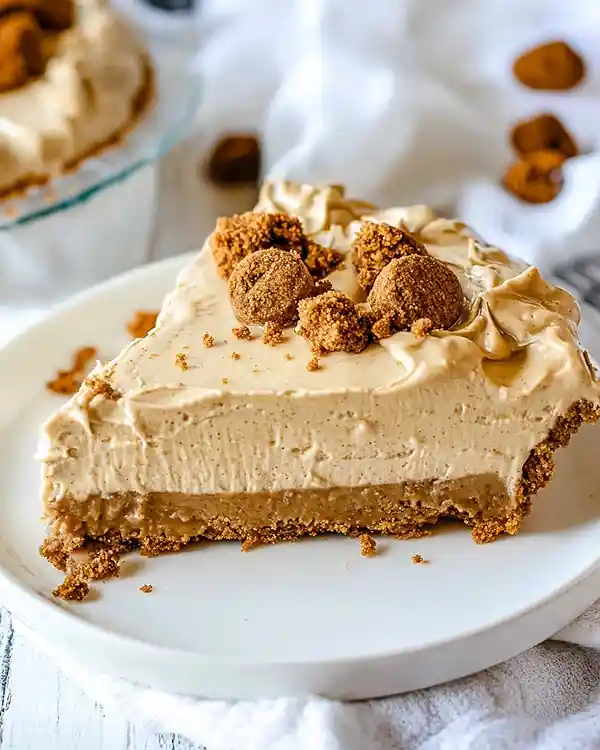 No Bake Biscoff Pie Recipe 2 Biscoff Cookie Butter Pie