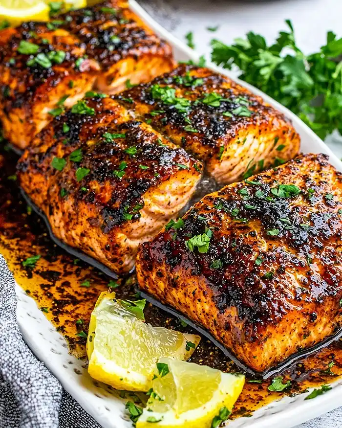 Cajun Honey Butter Salmon Recipe