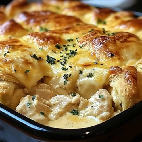 Cheesy Chicken Crescent Bake 3 Cheesy Chicken Crescent Bake