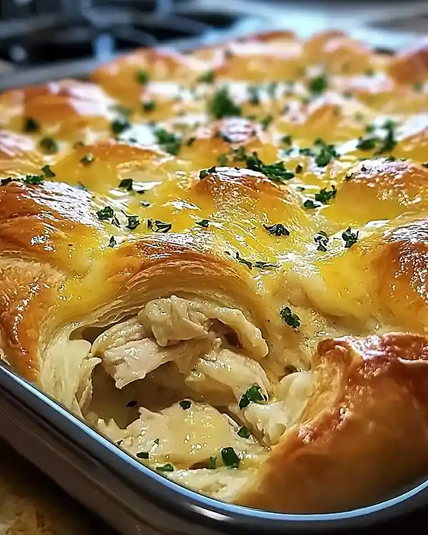 Cheesy Chicken Crescent Bake 2 Chicken Broccoli Crescent Roll Casserole