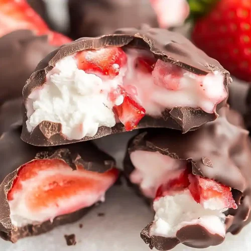 Chocolate Strawberry Yogurt Clusters
