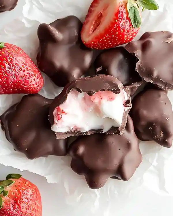 Chocolate Strawberry Yogurt Clusters Recipe