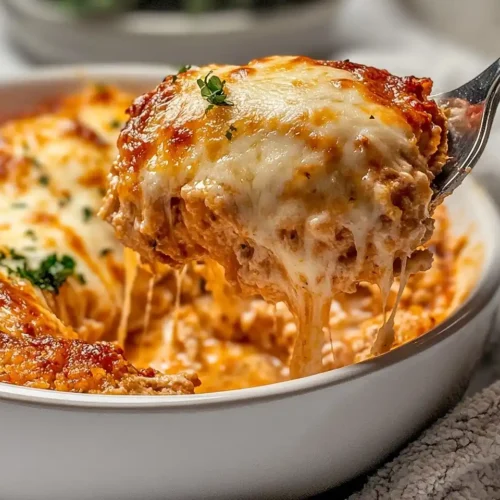 Cottage Cheese Chicken Parm Bowl