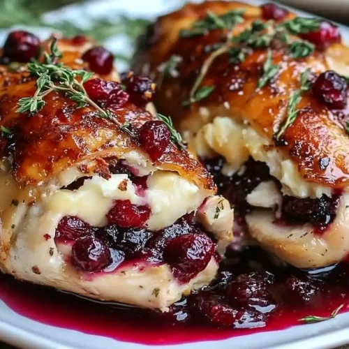 Cranberry Brie Stuffed Chicken 3 Cranberry Brie Stuffed Chicken