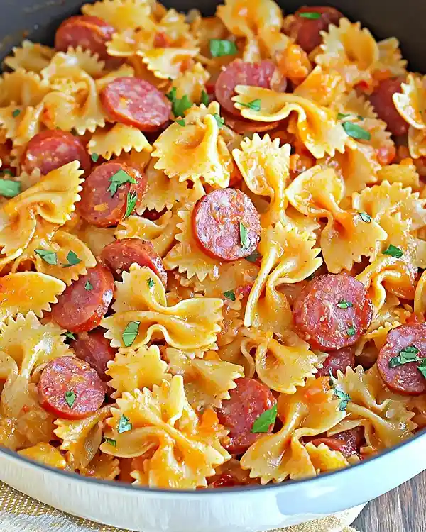 Creamy Kielbasa Pasta