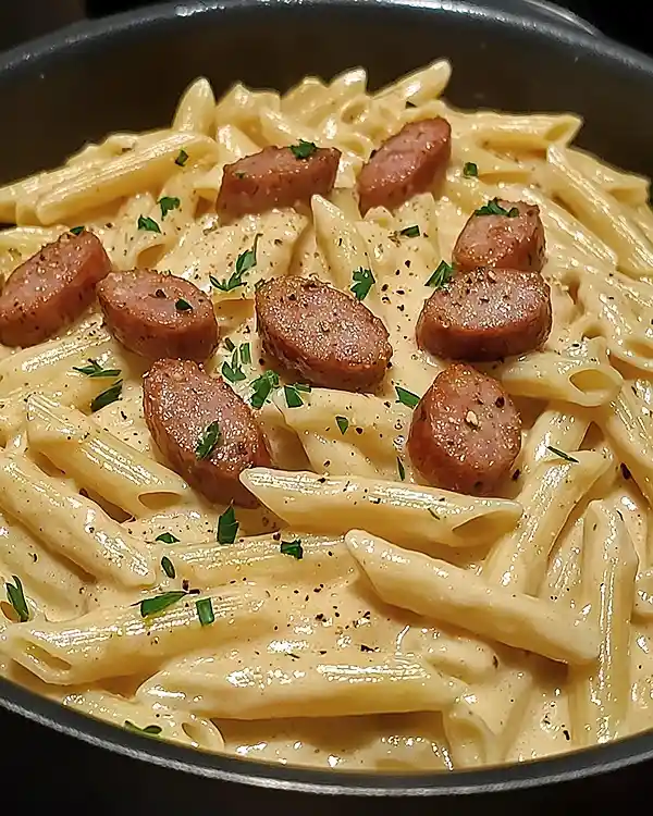 Creamy Smoked Sausage Pasta Recipe