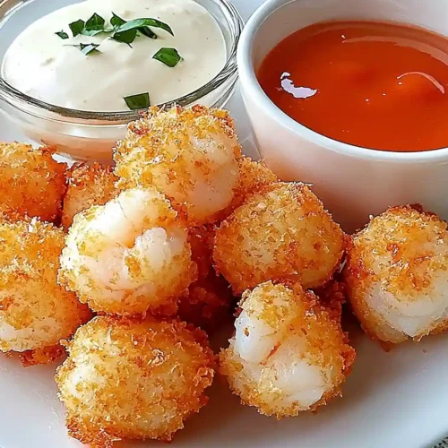 Crispy Shrimp Balls with Sweet Chili Sauce 3 Crispy Shrimp Balls with Sweet Chili Sauce
