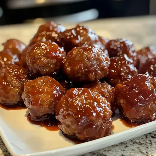 3-Ingredient Crockpot Cranberry BBQ Meatballs 3 Crockpot Cranberry BBQ Meatballs