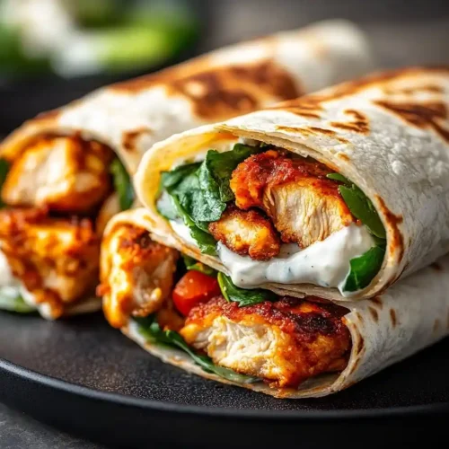Crunchy Crispy Air Fryer Chicken & Mozzarella Wraps 3 Crunchy Crispy Air Fryer Chicken