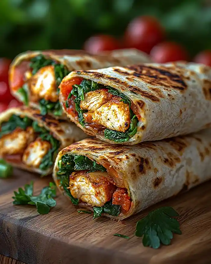 Crunchy Crispy Air Fryer Chicken & Mozzarella Wraps 6 Crunchy Crispy Air Fryer Chicken Recipe