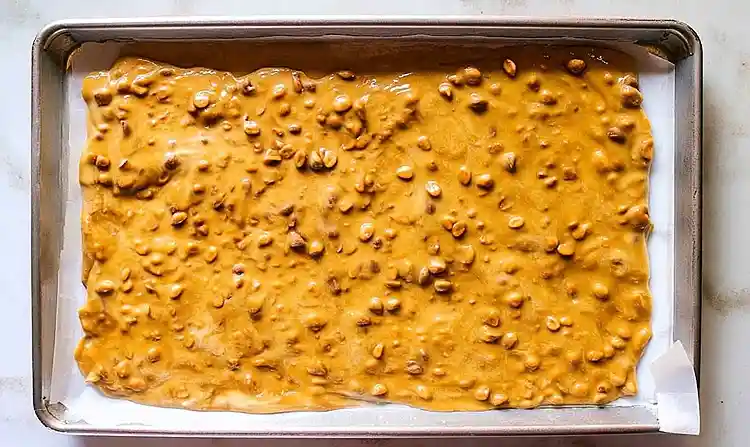 Mom's Easy Homemade Peanut Brittle 5 Easy Peanut Brittle preparation