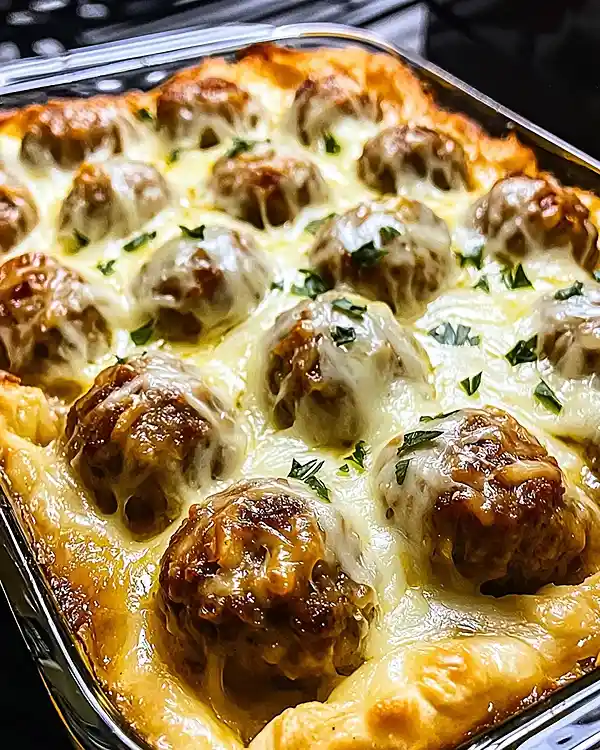 French Onion Meatball Bake 6 French Onion Meatball Bake Recipe