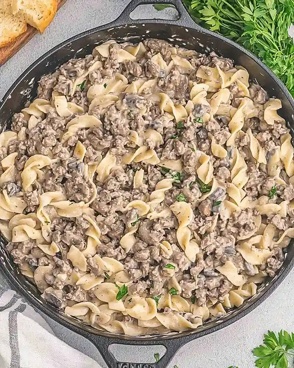 Ground Beef Stroganoff 2 Ground Beef Stroganoff Recipe
