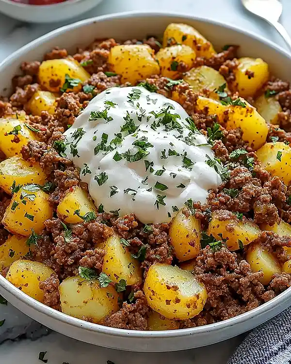 Ground Beef and Potatoes Casserole Recipe