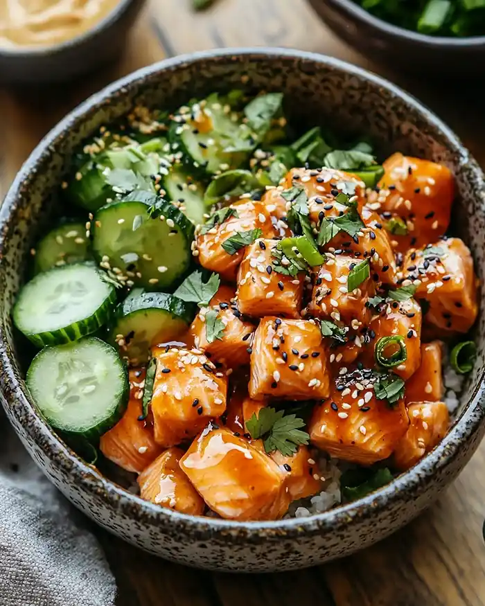 Honey Glazed Salmon Bowl Recipe 6 Healthy Honey Glazed Salmon Bowl Recipe
