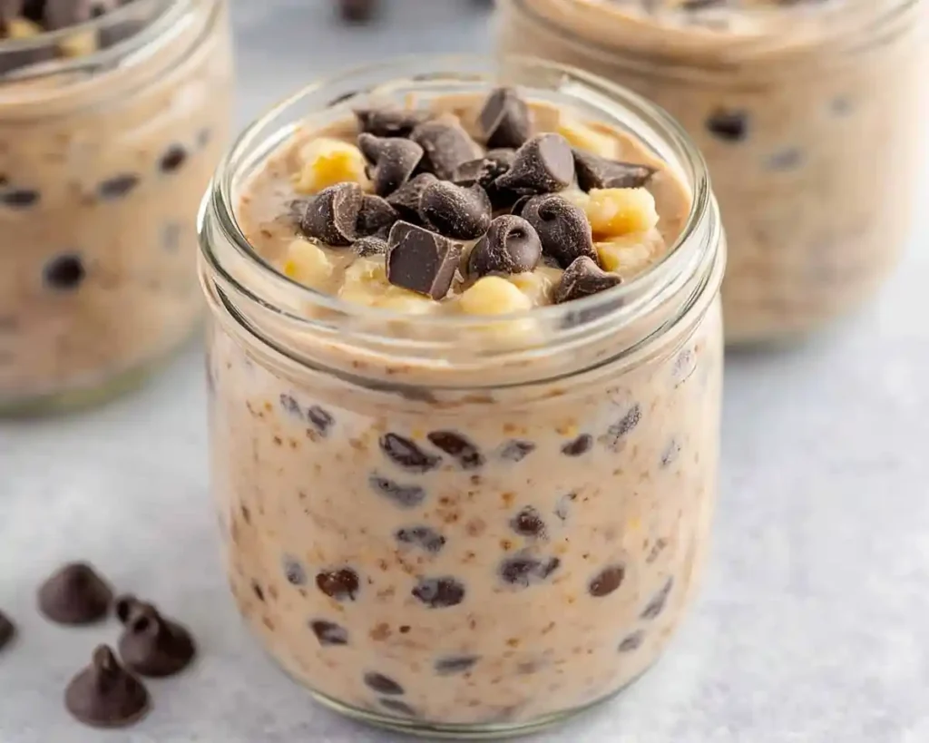 High Protein Chocolate Overnight Oats
