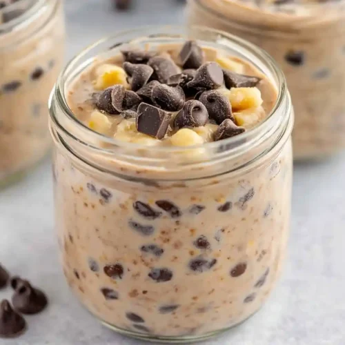High Protein Chocolate Overnight Oats