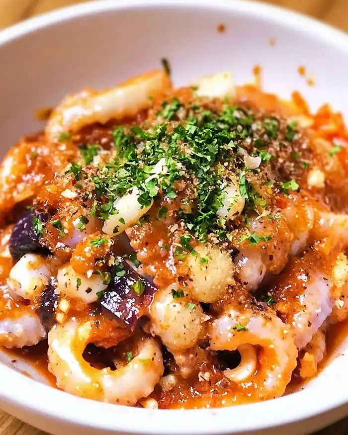 High Protein Low Carb Garlic Squid Recipe