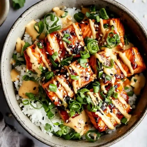 Honey Glazed Salmon Bowl Recipe 3 Honey Glazed Salmon Bowl Recipe