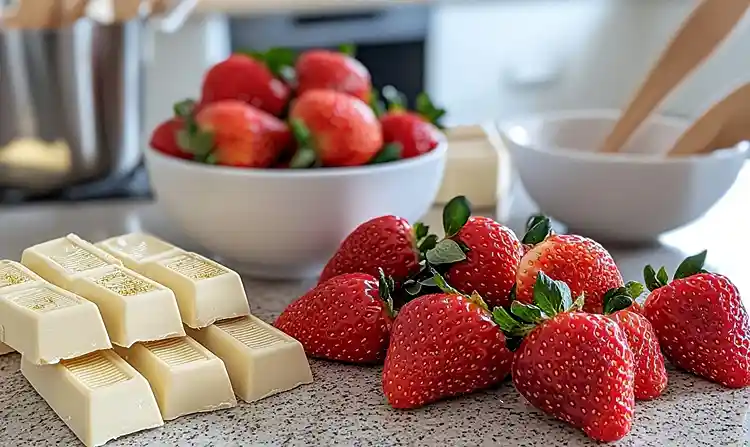 Chocolate Covered Gold Strawberries 4 Sweet Chocolate Dipped Strawberries