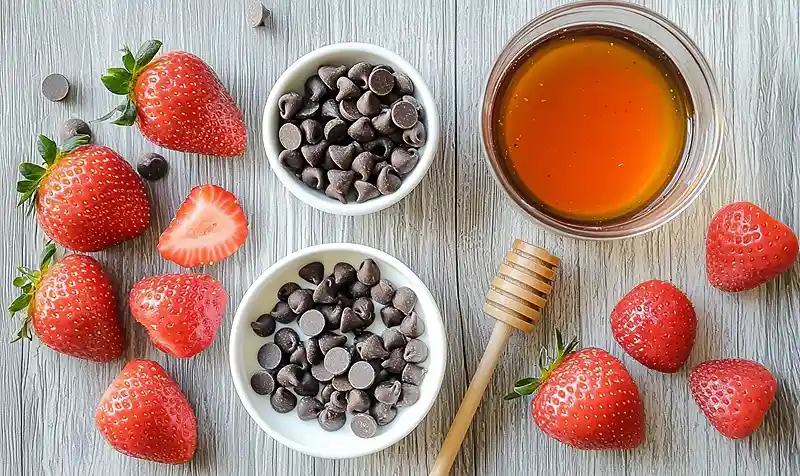 Choclate Strawberry Yougurt Bites 4 Ingredients for Home Snacks To Make
